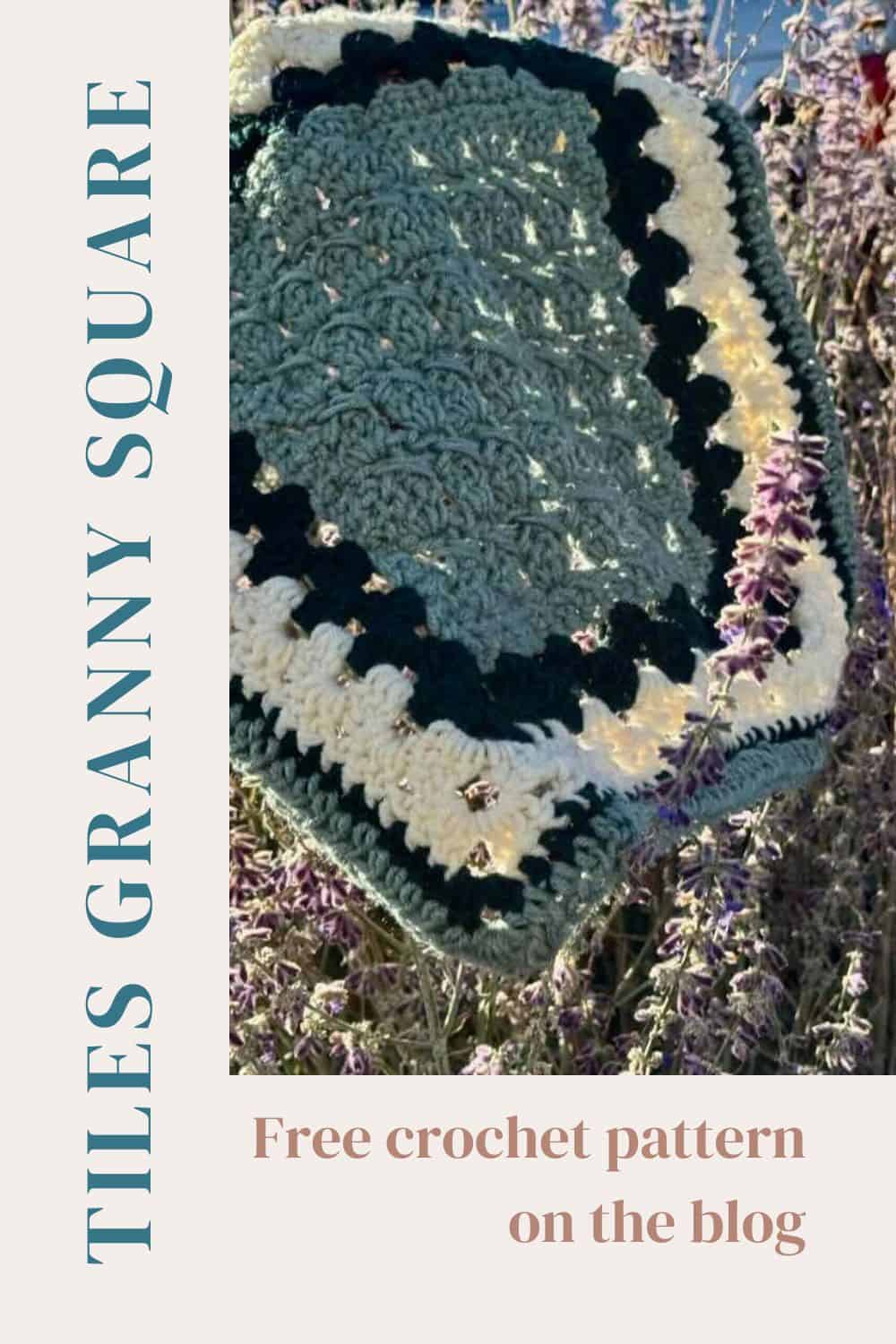 Pin this image of the Tiles granny square to Pinterest