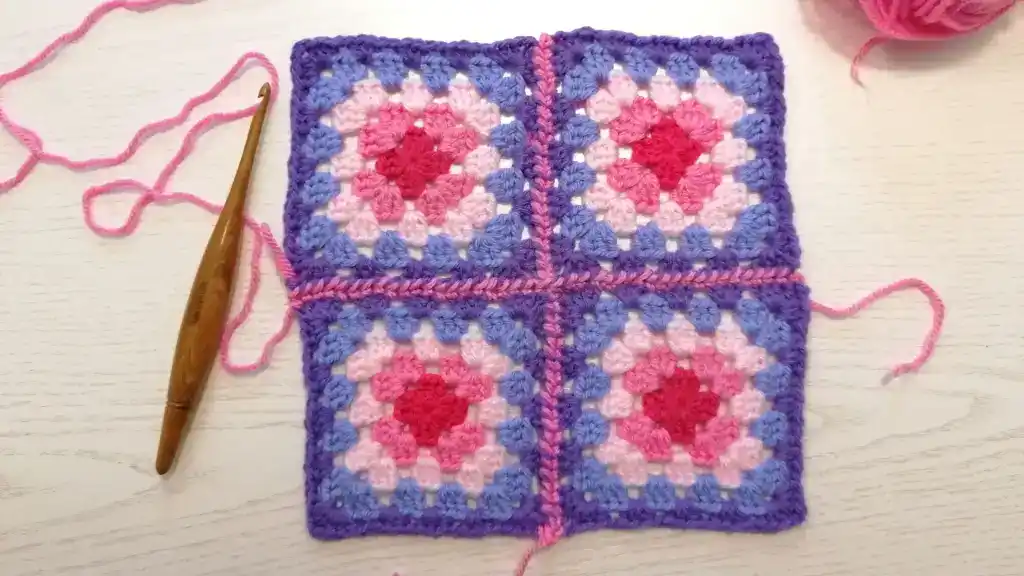 Single Crochet Flat Join by Gorgeous Crafts
