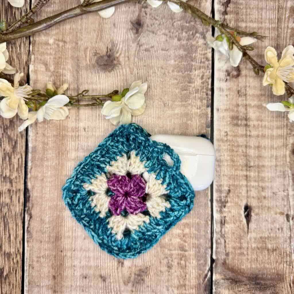 Music to My Ears Crochet Earbuds Case