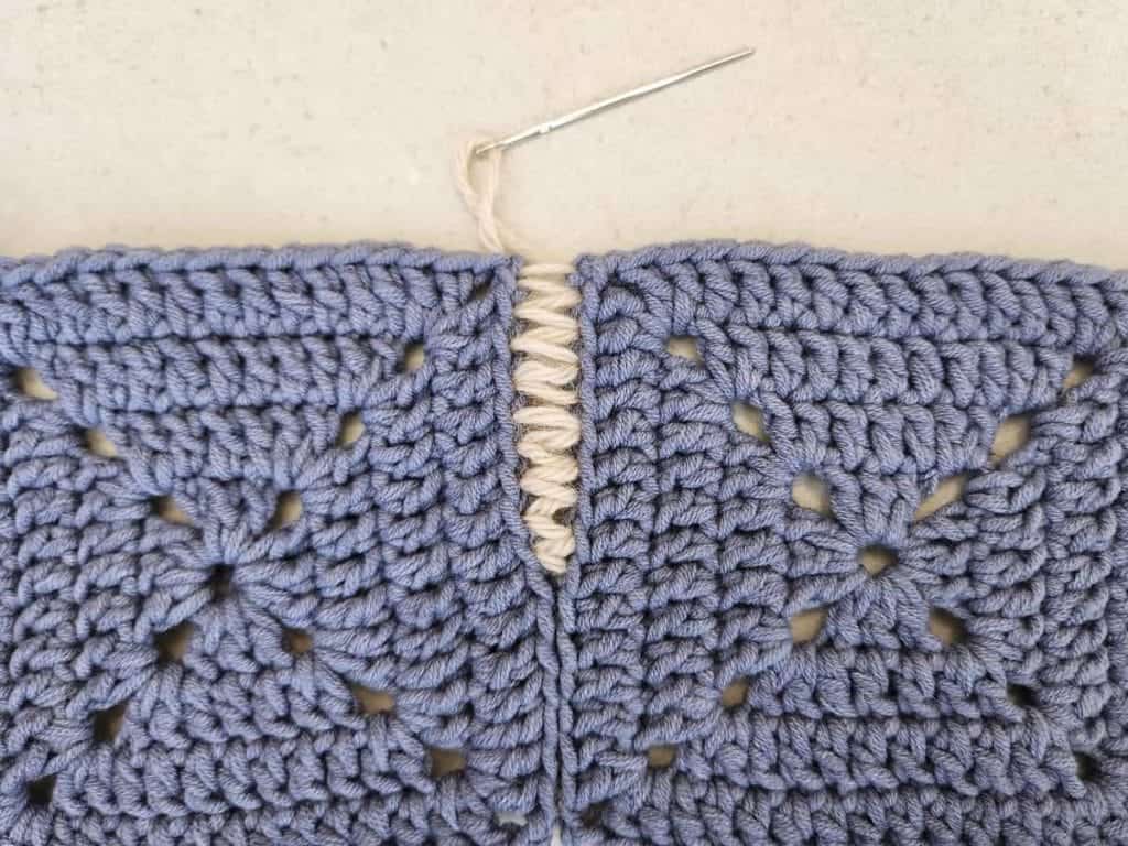 Mattress Stitch seam from Made by Gootie