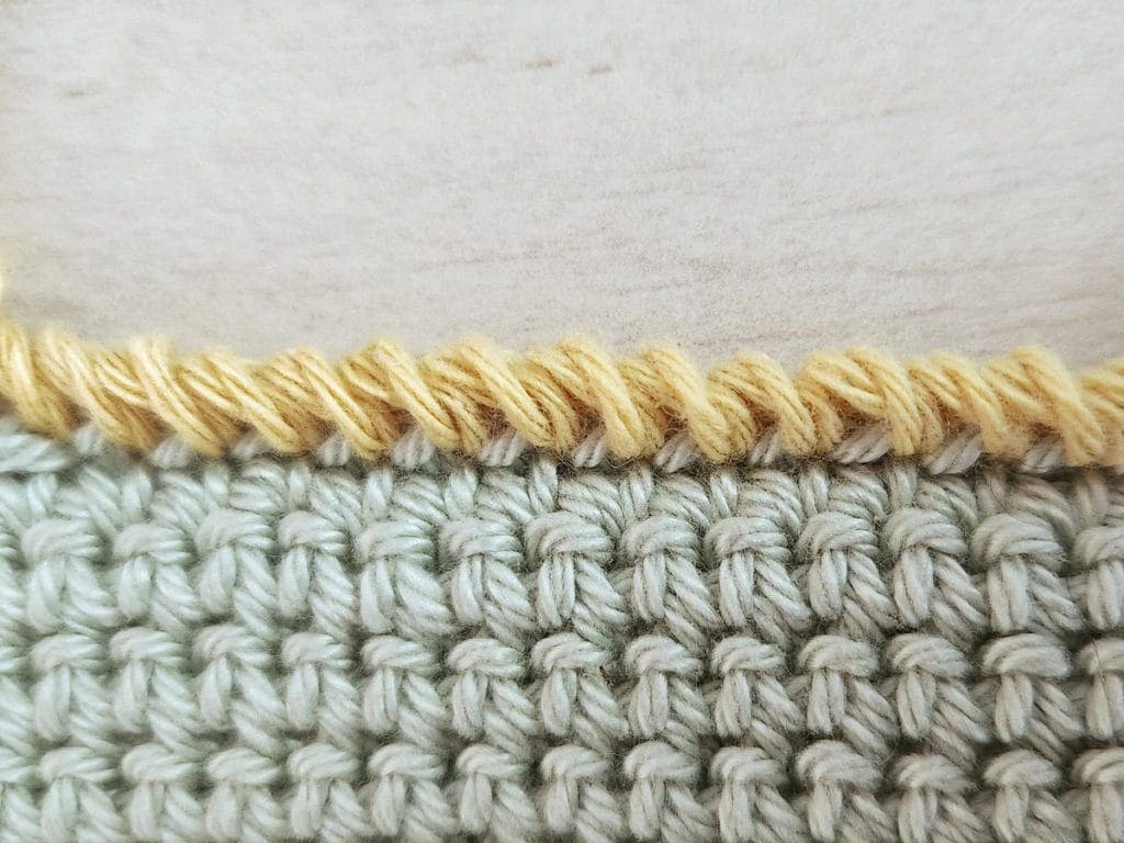 Twisted Single Crochet Border by Made by Gootie
